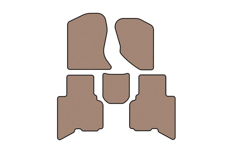 GreatWall Haval/Hover H3 2005–2013 Gummimattor för kupén Carsuit (2010-2014, beige) Image
