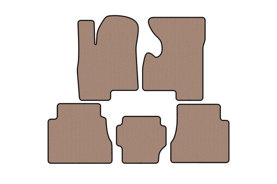 Hummer H2 2002–2009 Gummimattor Carsuit (Beige) Foto 1