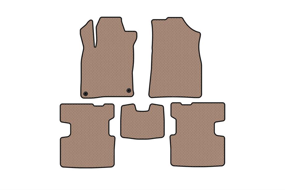 Honda Insight III 2018–2022 Gummimattor Carsuit (Beige) Image