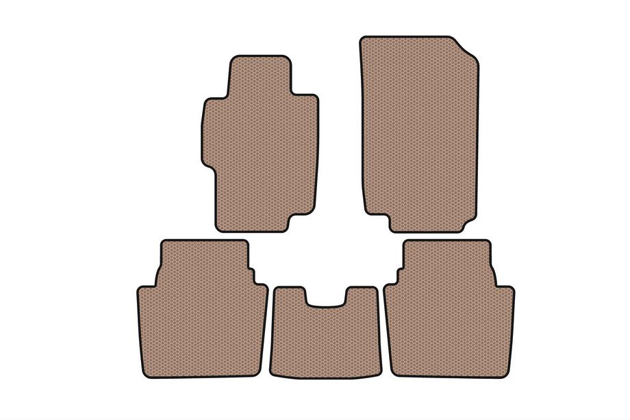 Honda Accord VII 2002–2007 Gummimattor Carsuit (SD, beige) Foto 1