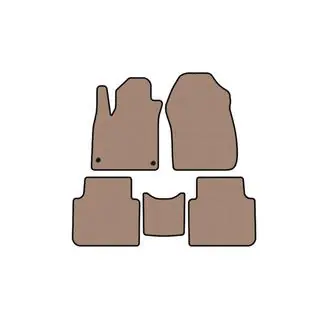 Gummimattor Carsuit (7-sits, beige, 2020-2022) foto 1