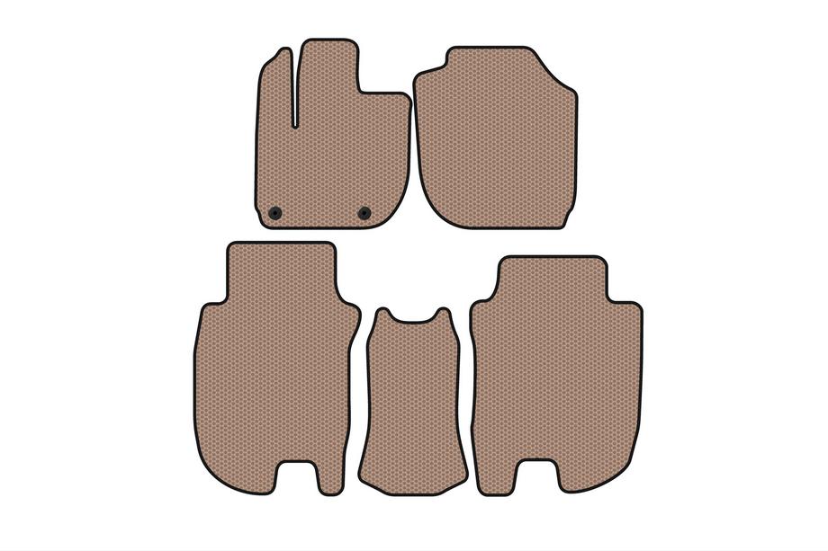 Honda HR-V 2014–2021 Gummimattor Carsuit (Beige) Image