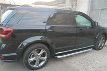 Dodge Journey 2008–2020 Sidosteg Fullmond (2 st, aluminium) foto 6