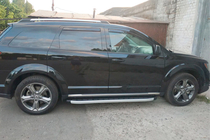 Dodge Journey 2008–2020 Sidosteg Fullmond (2 st, aluminium) foto 8