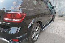 Dodge Journey 2008–2020 Sidosteg Fullmond (2 st, aluminium) foto 9