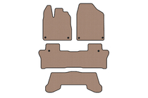 Honda Pilot 2015–2022 Carsuit gummimattor till kupén (3 rader, beige) foto 1