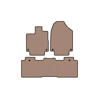 Gummimattor Carsuit (2 rader, beige)