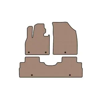 Gummimattor Carsuit (2 rader, 8-sits, beige) foto 1