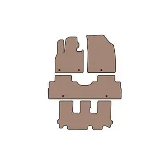 Gummimattor Carsuit (3 rader, 8-sits, beige) foto 1