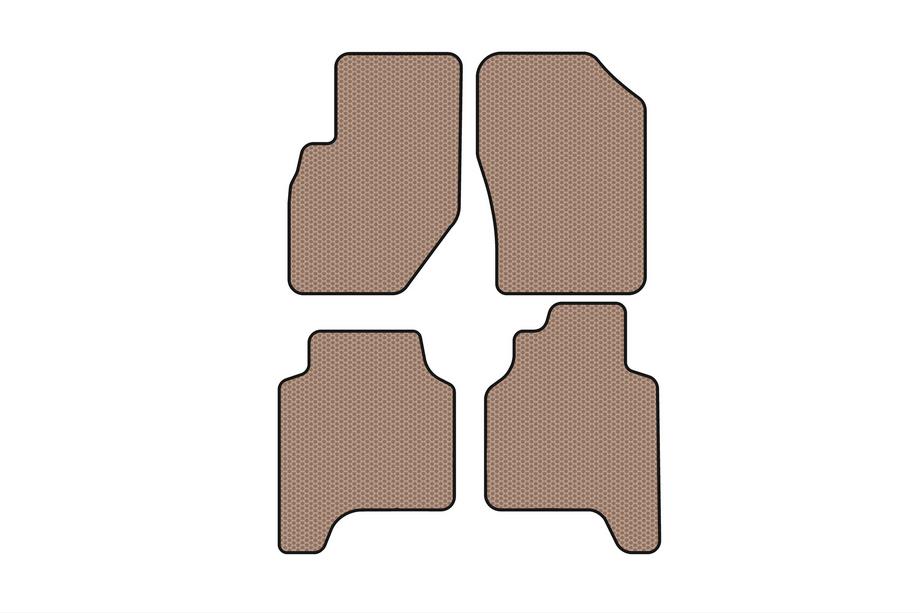 Hyundai Terracan 2001–2007 Gummimattor Carsuit (Beige) Image