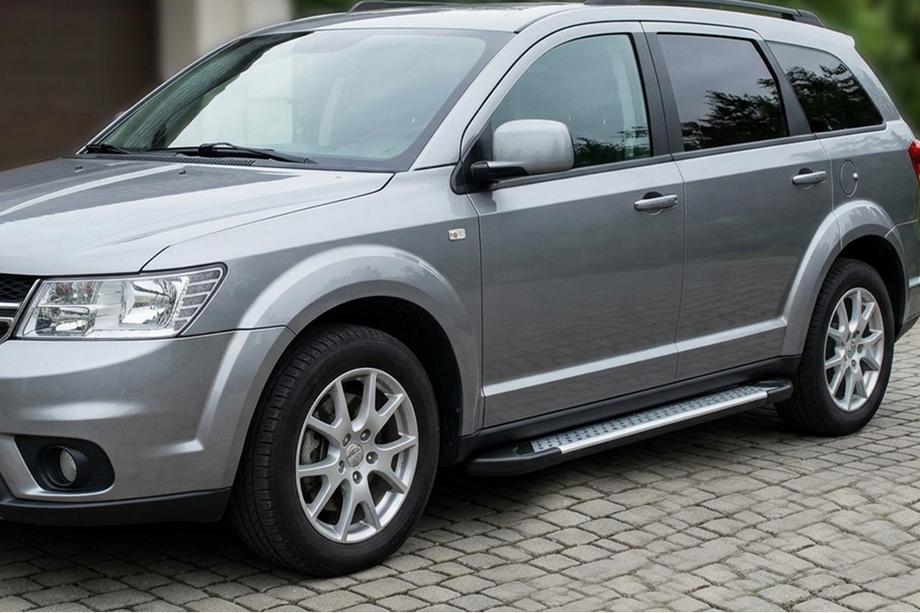 Fiat Freemont 2011–2016 Sidosteg Allmond Grey (2 st, aluminium) Image
