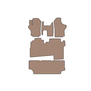 Gummimattor Carsuit (2004-2007, 3 rader, 8-sits, beige) Hyundai H200, H1, Starex 1998–2007 foto 1
