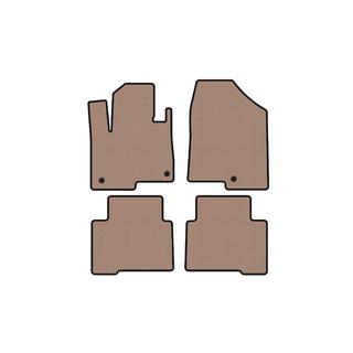 Carsuit gummimattor (2 rader, för Grand, beige) Hyundai Santa Fe 4 2018–2023 foto 1