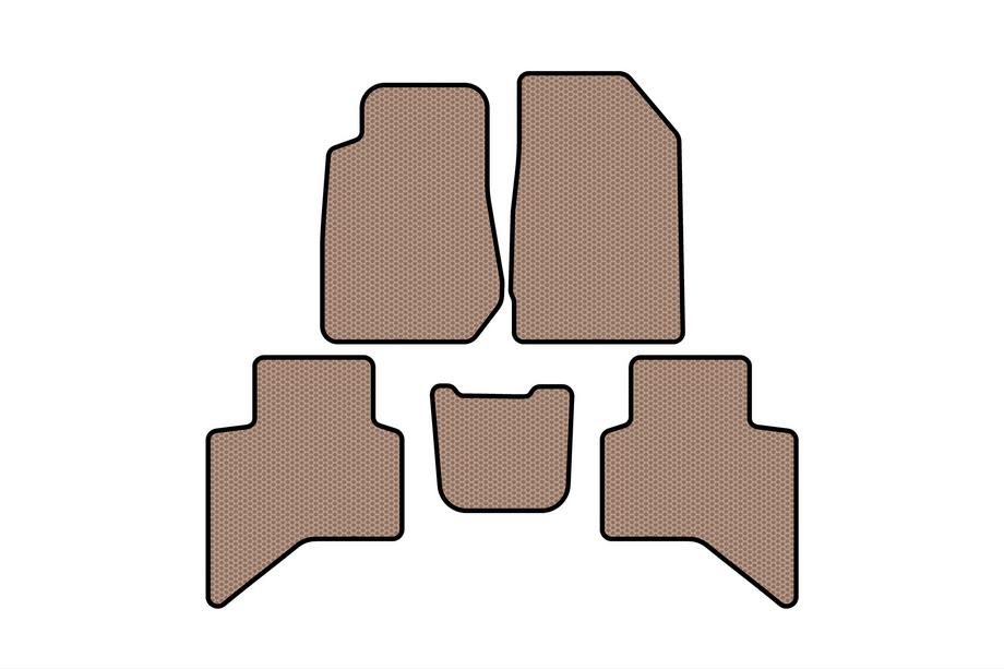 Isuzu D-Max 2019– Gummimattor Carsuit (Beige) Image