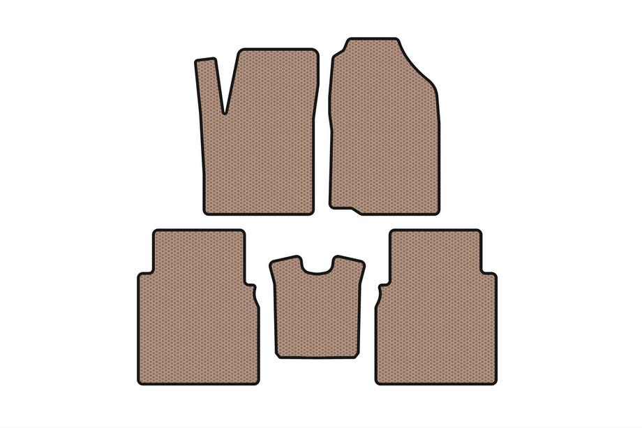 JAC J6 2011–2019 Gummimattor Carsuit (Beige) Foto 1