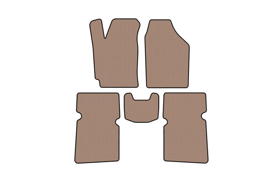 JAC J5 2011–2019 Gummimattor Carsuit (SD, beige) Image