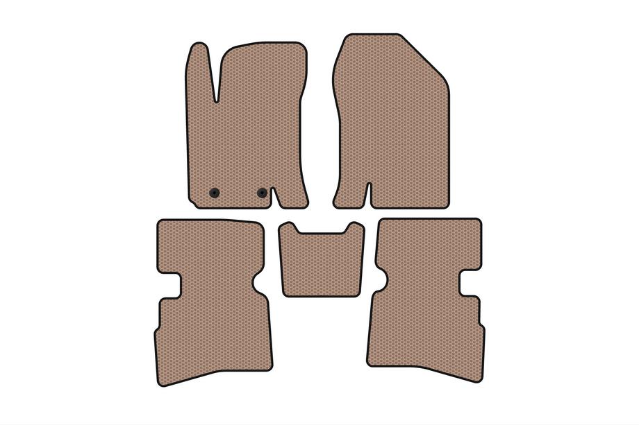 JAC S4 2018– Gummimattor Carsuit (Beige) Foto 1