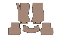 Jaguar S-Type 1999–2008 Gummimattor Carsuit (Beige) foto 1