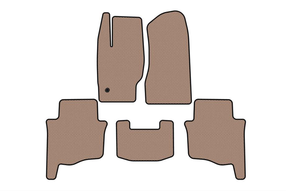 Jeep Grand Cherokee WK 2004–2010 Gummimattor Carsuit (Beige) Image