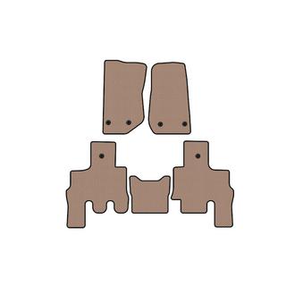 Gummimattor Carsuit (Beige) Jeep Wrangler 2007–2017 foto 1