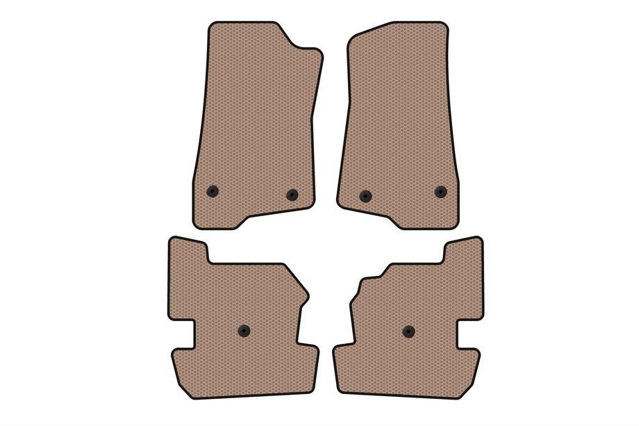 Jeep Wrangler 2018– Gummimattor Carsuit (Beige) Image