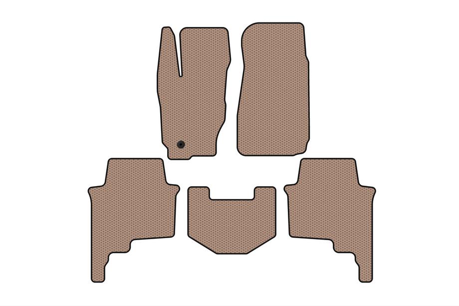 Jeep Commander 2005–2010 Gummimattor Carsuit (Beige) Image
