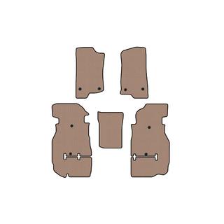 Carsuit gummimattor (Rubicon Unlimited/5-dörrars, beige) Jeep Wrangler 2018– foto 1