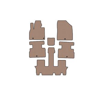 Gummimattor Carsuit (3 rader, 7-sits, beige) foto 1
