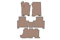 Kia Mohave 2008–2016 Carsuit gummimattor till kupén (3 rader, beige) foto 1