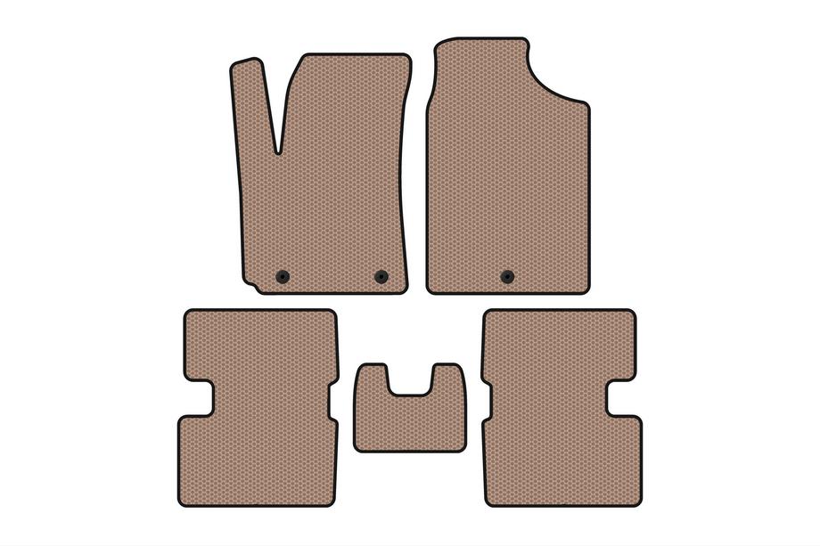 Kia Picanto 2016– Gummimattor Carsuit (HB, beige) Image