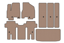 Kia Carnival 2014–2020 Gummimattor Carsuit (komplett kupésats, beige) foto 1