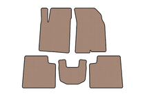 Kia Opirus 2003–2010 Gummimattor Carsuit (Beige) foto 1