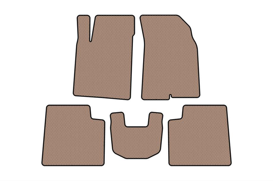 Kia Opirus 2003–2010 Gummimattor Carsuit (Beige) Image