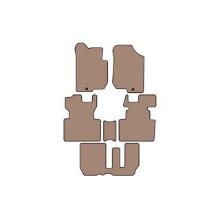 Gummimattor Carsuit (2006-2012, 3 rader, 7-sits, beige) foto 1