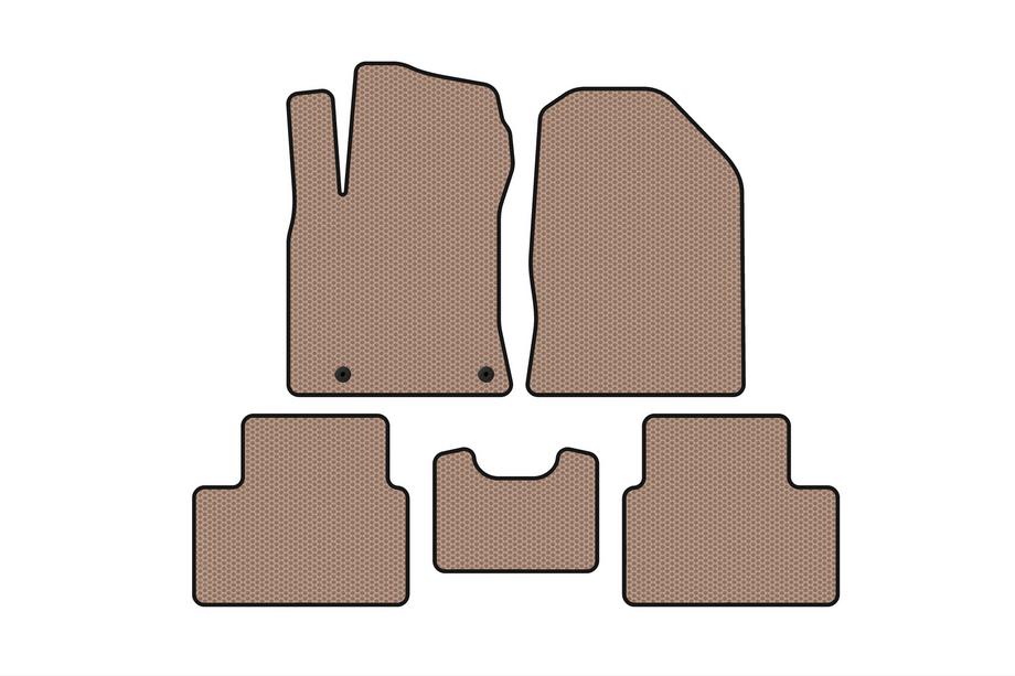 Kia Cerato 4 2019– Gummimattor Carsuit (Beige) Image