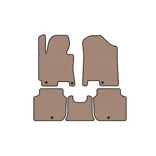 Gummimattor för kupén Carsuit (2012-2016, beige)