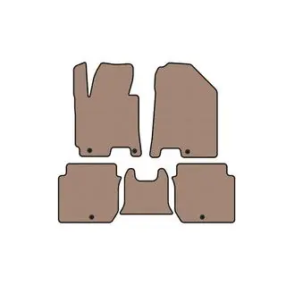 Gummimattor Carsuit (2016-2018, beige)