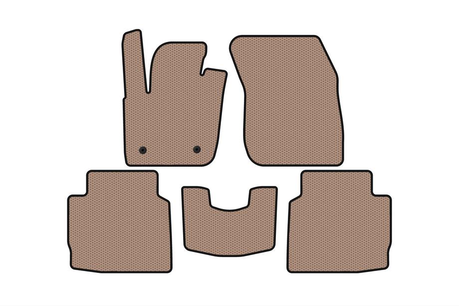 Lincoln MKZ 2012–2020 Gummimattor för kupén Carsuit (2016-2020, SD, beige) Foto 1