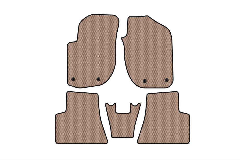 Land Rover Freelander I 1997–2006 Gummimattor Carsuit (Beige) Image