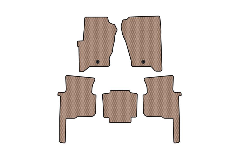 Land Rover Discovery III 2004–2009 Gummimattor Carsuit (Beige) Image