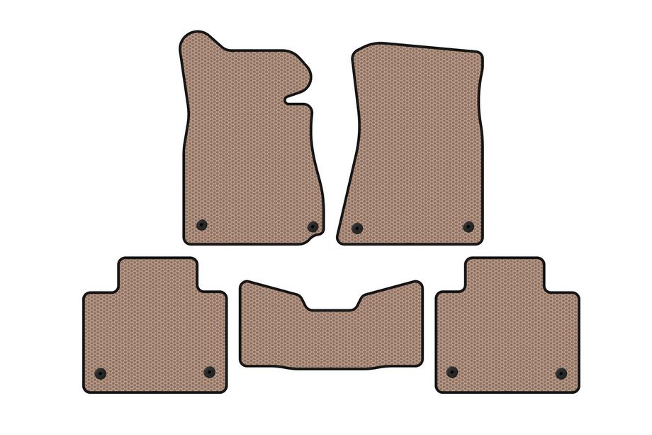 Lexus GS 2011–2020 Gummimattor Carsuit (2011-2015, SD, 2WD, beige) Image