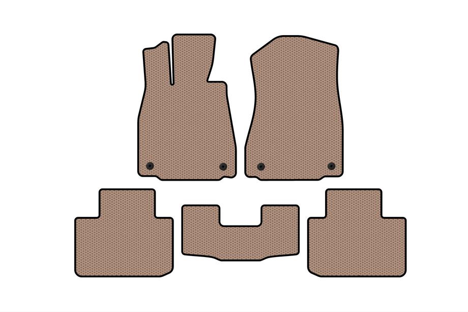 Lexus IS 2013– Gummimattor Carsuit (2WD, beige) Image