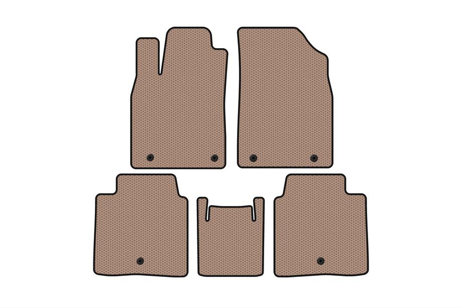 Lexus ES 2012–2018 Gummimattor Carsuit (SD, Hybrid, beige) Image