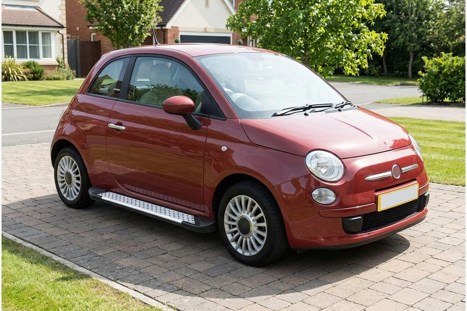 Fiat 500/500L 2013–2022 Sidosteg Allmond Grey (2 st, aluminium) Image