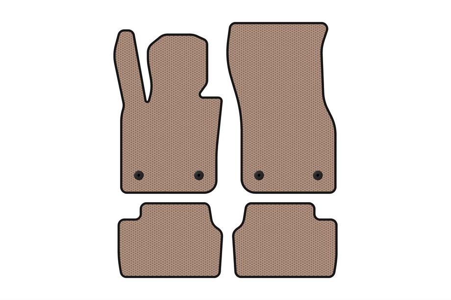 Mini Cooper F55/56/57 2014–2023 Carsuit gummimattor (för F55, 5-dörrars, beige) Image