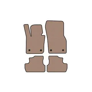 Gummimattor Carsuit (för S F56, beige) foto 1