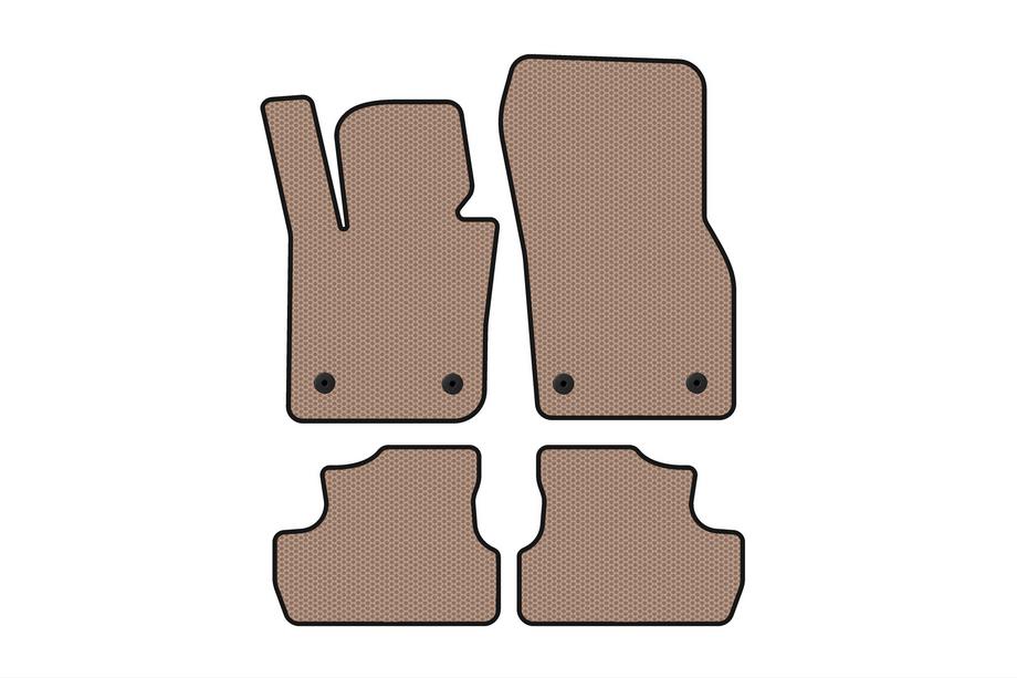 Mini Cooper F55/56/57 2014–2023 Gummimattor Carsuit (för S F56, beige) Foto 1