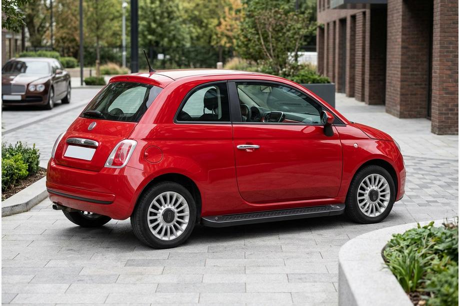 Fiat 500/500L 2013–2022 Sidosteg Allmond Black (2 st, aluminium) Image