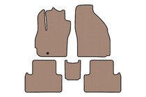 Mazda 5 2005–2009 Gummimattor Carsuit (2 rader, 7-sits, beige) foto 1