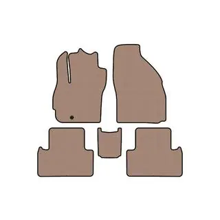 Gummimattor Carsuit (2 rader, 7-sits, beige) foto 1
